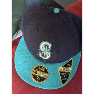 Seattle‎ Mariners Hat 7 5/8 New Era On Field Collection